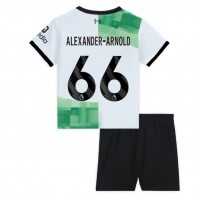 Dětský fotbalový dres Liverpool Alexander-Arnold #66 2023-24 Venkovní Krátký Rukáv (+ trenýrky)